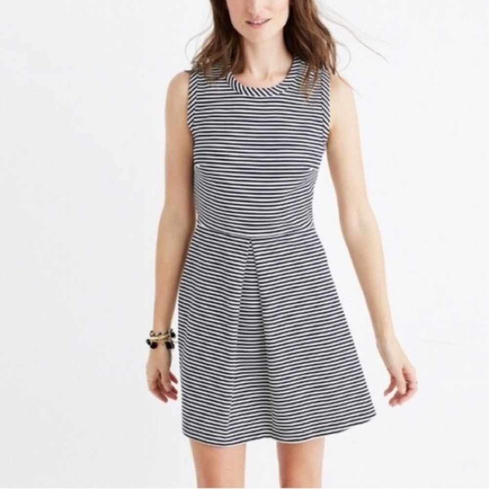 Madewell Sleeveless Striped Dress, size XS